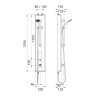 Prestotem 2 Touch mitigeur thermostatique douche temporisé tactile et douchette