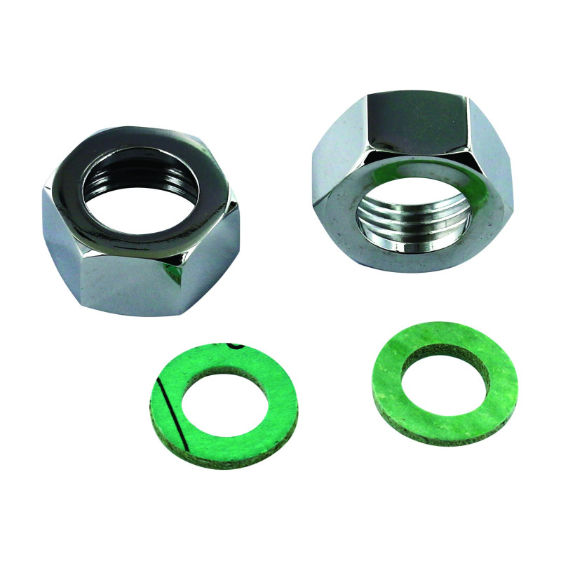 Ecrous et joints plats G1/2" (x2)