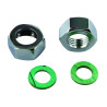 Ecrous et joints plats G1/2" (x2)