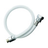 Flexible souple de 60 cm pour lave-bassin avec écrous tournants