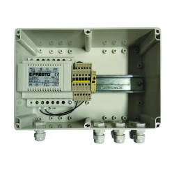 Transformateur 230 V AC / 12 V AC boîtier étanche IP65, 6 à 10 robinets (35 VA)