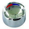 Bouton chromé pour mitigeur de douche temporisé ALPA et mitigeur de lavabo P3500