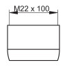LOT DE 2 Brise-jet étoile hygiénique non régulé F22x100