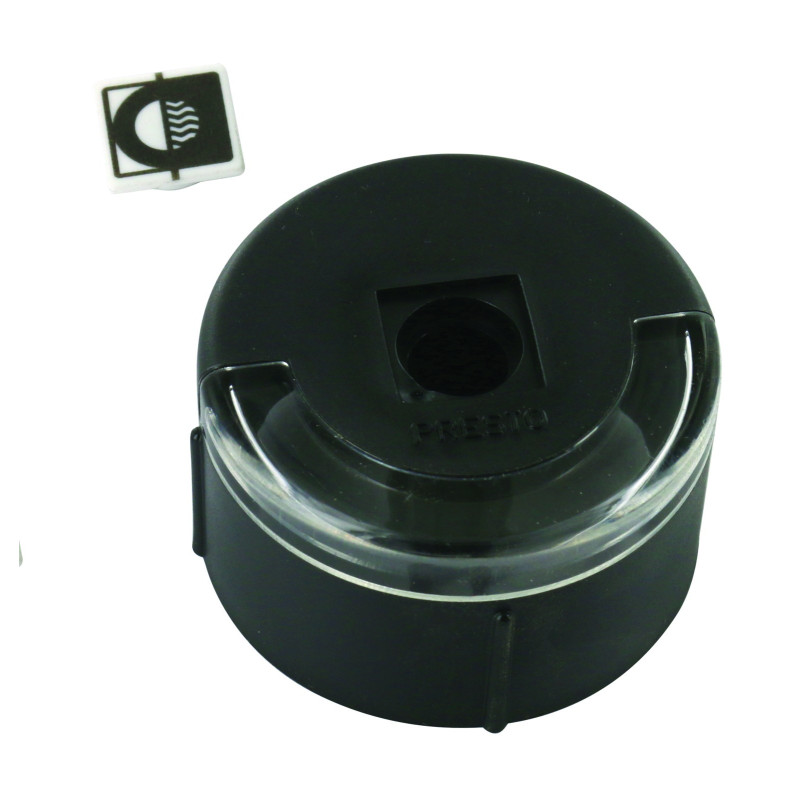 Bouton noir pour mitigeur de lavabo 4000s avec insert