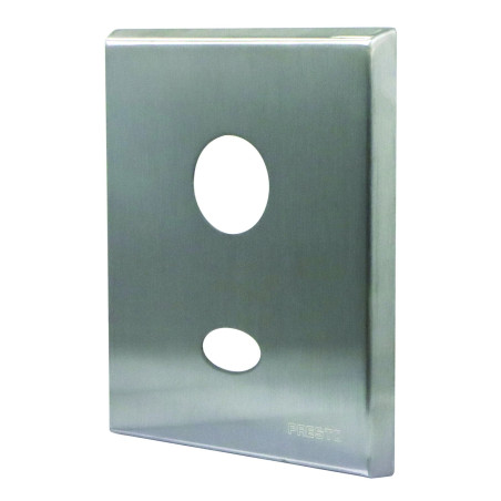 Face avant antivandalisme en inox brossée pour chasse Presto7100XL/7200XL