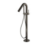 Colonne bain-douche îlot ORTENCE PVD gun métal