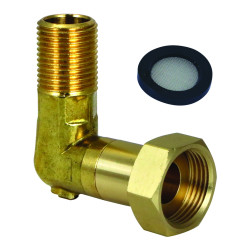 Robinet d'arrêt équerre M G1/2 FG3/4" pour douche DL 400