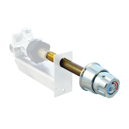 Commande pour mitigeur de douche ALPA traversée de cloison 186mm