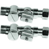 Robinet d'arrêt droit M3/8" avec filtre (x2)