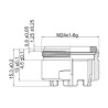 10 brise-jet verts complets M24x1