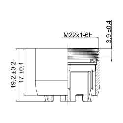 10 brise-jet rouges complets F22x1