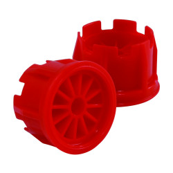 10 brise-jet rouges seuls MF