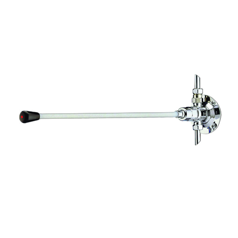 Presto 712 robinet simple lavabo à commande fémorale murale 390 mm