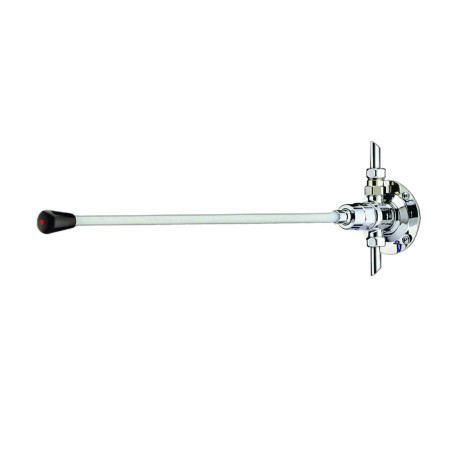 Presto 712 robinet simple lavabo à commande fémorale murale 390 mm