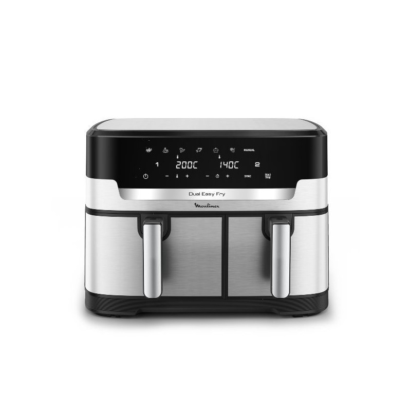 MOULINEX FRITEUSE À AIR DUAL EASY FRY XXL, CUISSON SYNCHRONISÉE, CAPACITÉ DE 11 *