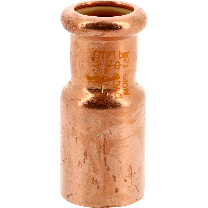Réduction à sertir GAZ10243 MF cuivre Ø35/22