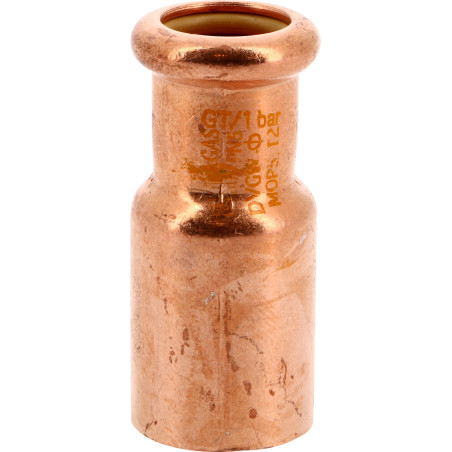 Réduction à sertir GAZ10243 MF cuivre Ø35/22