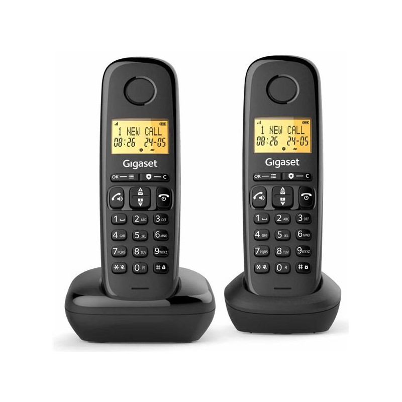 GIGASET Téléphone résidentiel BASIC100DUO