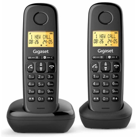 GIGASET Téléphone résidentiel BASIC100DUO