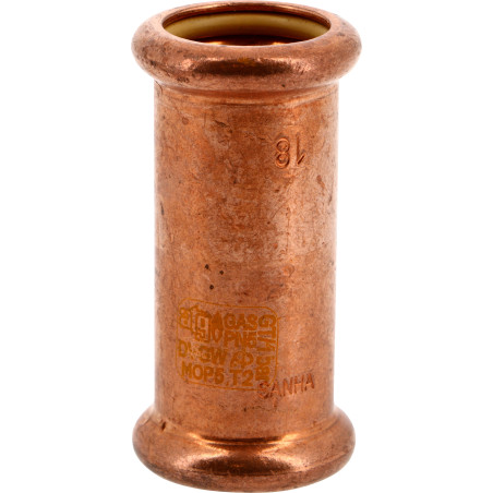 Manchon Coulissant à sertir cuivre GAZ FF Ø42