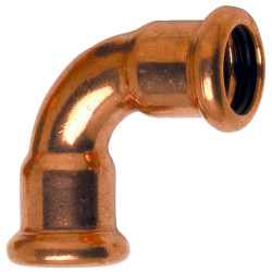 Courbe 90° FF 6002A Cu à sertir Ø14 pour tube Cuivre Chauff. & Sanitaire