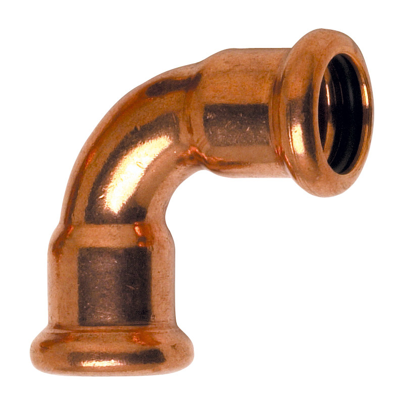 Courbe 90° FF 6002A Cu à sertir Ø28 pour tube Cuivre Chauff. & Sanitaire