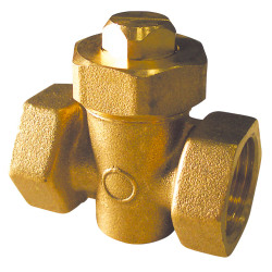 Robinet Boisseau Laiton 3/4"FFpour vidange /  7 bar 90°C