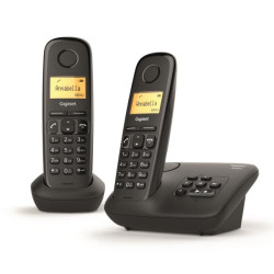 GIGASET Téléphone résidentiel AL170ADUONOIR