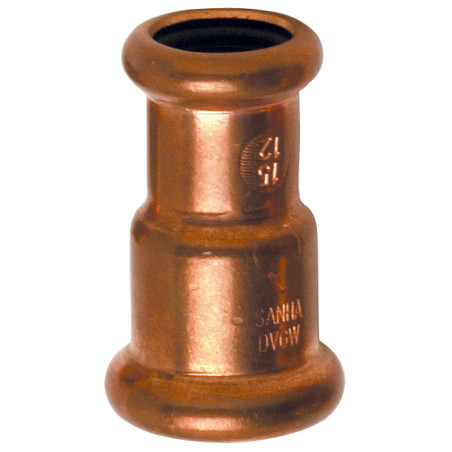Manchon Réduit Cu 6240 à sertir Ø22-18tube Cuivre Chauffage & Sanitaire