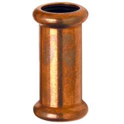 Manchon long Cu à sertir 6270S Ø12ss butée Cuivre Chauffage & Sanitaire