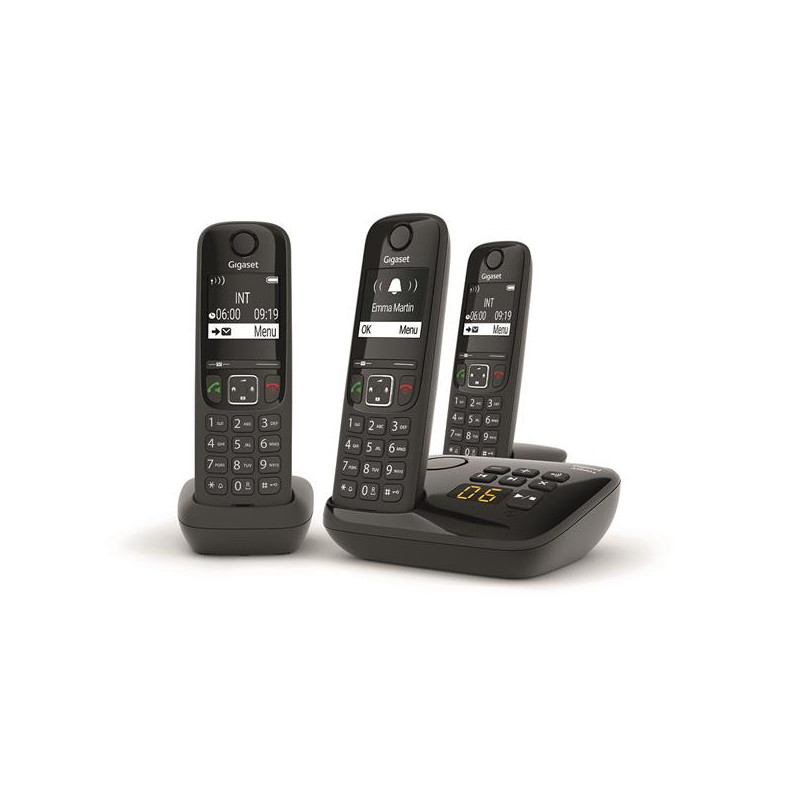 GIGASET Téléphone résidentiel AS690ATRIONOIR