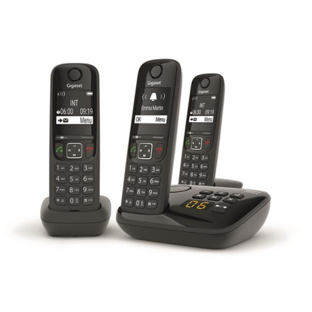 GIGASET Téléphone résidentiel AS690ATRIONOIR
