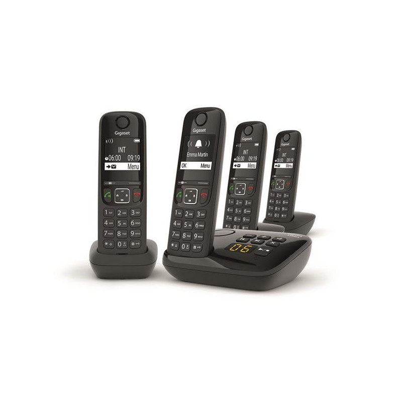 GIGASET Téléphone résidentiel AS690AQUATTRO