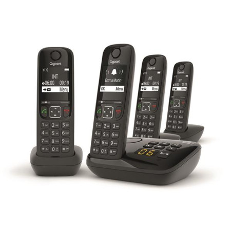 GIGASET Téléphone résidentiel AS690AQUATTRO
