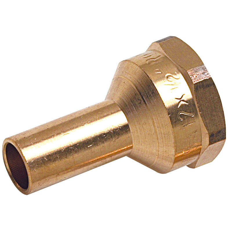Pièce Intermediaire 8246G  42-1 1/2 F laiton tube Cuivre Chauff. & Sanitaire
