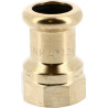 Manchon à sertir Laiton 8270G Ø16-1/2F laiton tube Cuivre Chauff. & Sanitaire