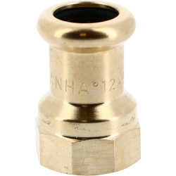 Manchon à sertir Laiton 8270G Ø22-1"F laiton tube Cuivre Chauff. & Sanitaire