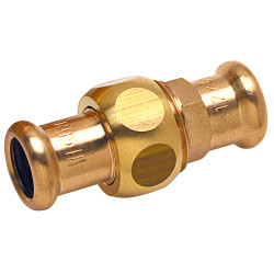 Raccord Union Laiton à sertir 8330  Ø22 pour tube Cuivre Chauff. & Sanitaire