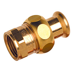 Raccord Union à sertir 8330G  Ø18-3/4 F laiton tube Cuivre Chauff. & Sanitaire