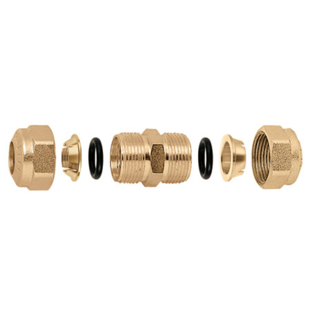 Manchon O-RING Laiton Ø8 pour tube cuivre