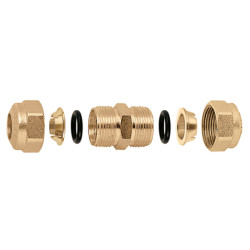 Manchon O-RING laiton 3/4" pour tube cuivre Ø22