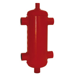 Bout. Découplage Hydraulique Nue 2 LRouge sans accessoires