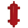 Bout. Découplage Hydraulique Nue 2 LRouge sans accessoires