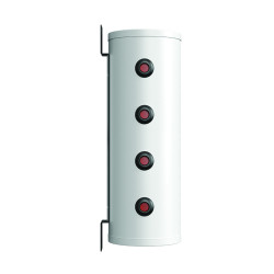 BMEL 100L bouteille de mélange corps acier, 2x4 piquages, habillage ABS