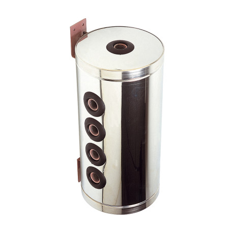 Bouteille de Mélange 25L Jaquette InoxChauffage 2x4 piq. Murale 3078160925002