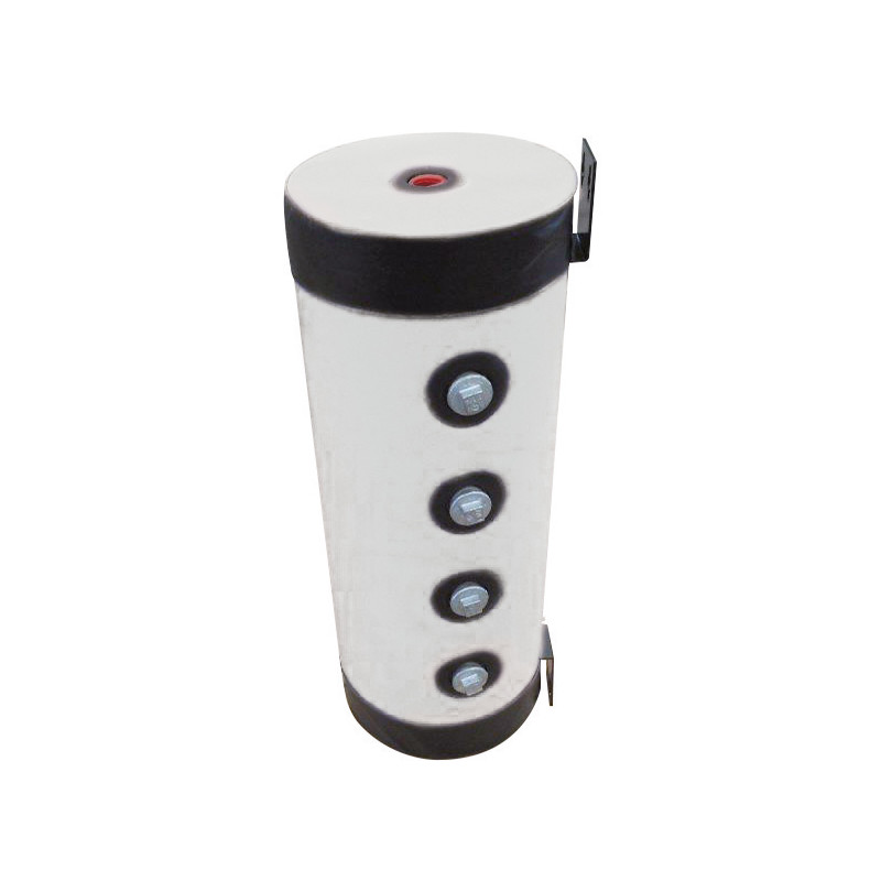 Bouteille de Mélange 25L Inox 304L BlancJaquette Skaï  2x4 piquages Murale