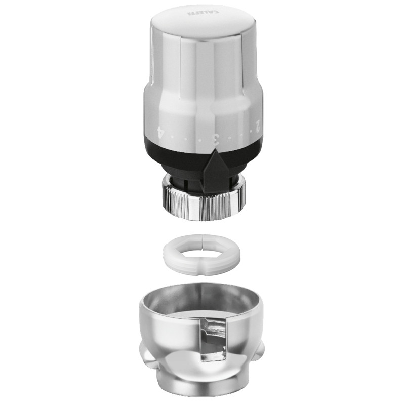 Ensemble thermostatique métal brossé pour sèche-serviettes