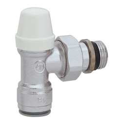 Coude "PUSH FIT"  1/2" Chromé
