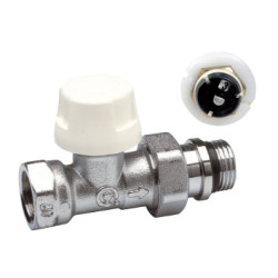 Corps Thermostatique 3/8" Droit à pré-réglage - Corps laiton chromé
