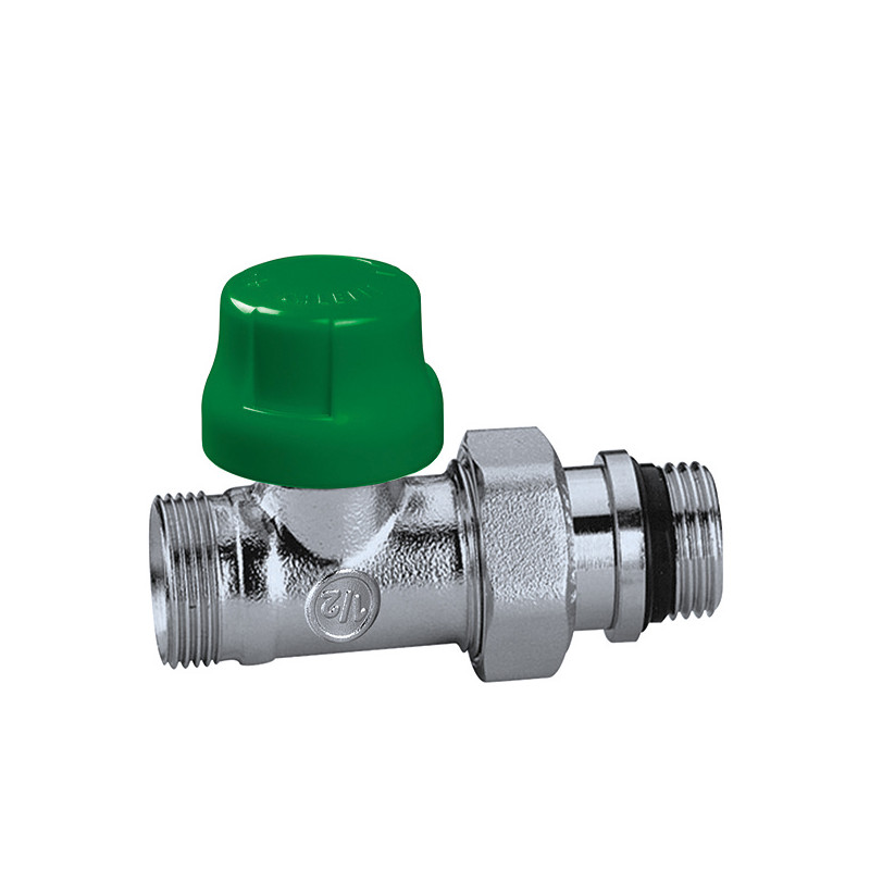 Corps thermostatique DYNAMICAL® Droit Mâle M1/2" - M23x1.5 - Corps laiton chromé